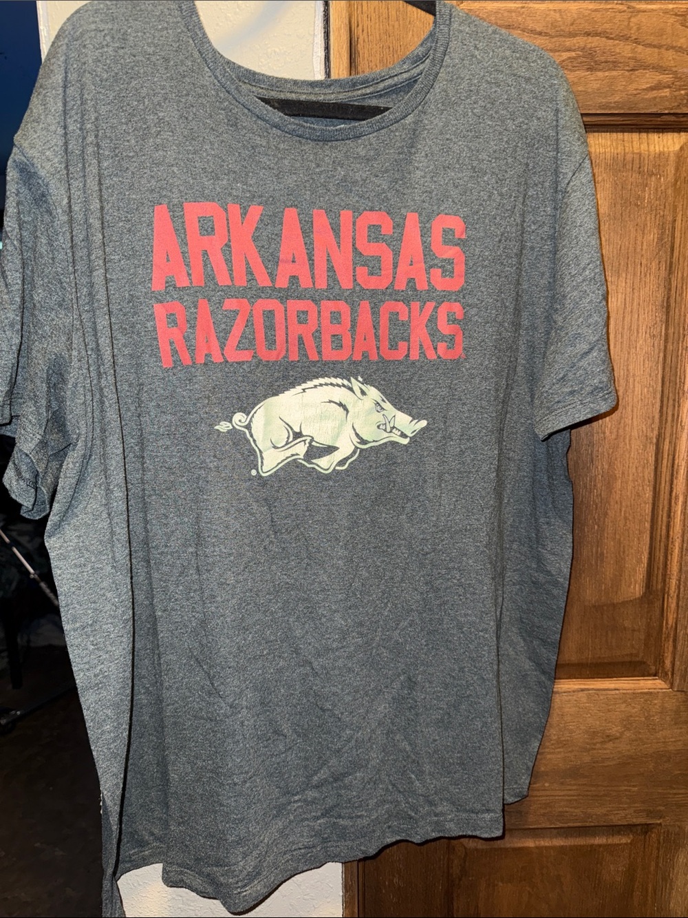 Kids Gray T‑Shirt with Pink Logo